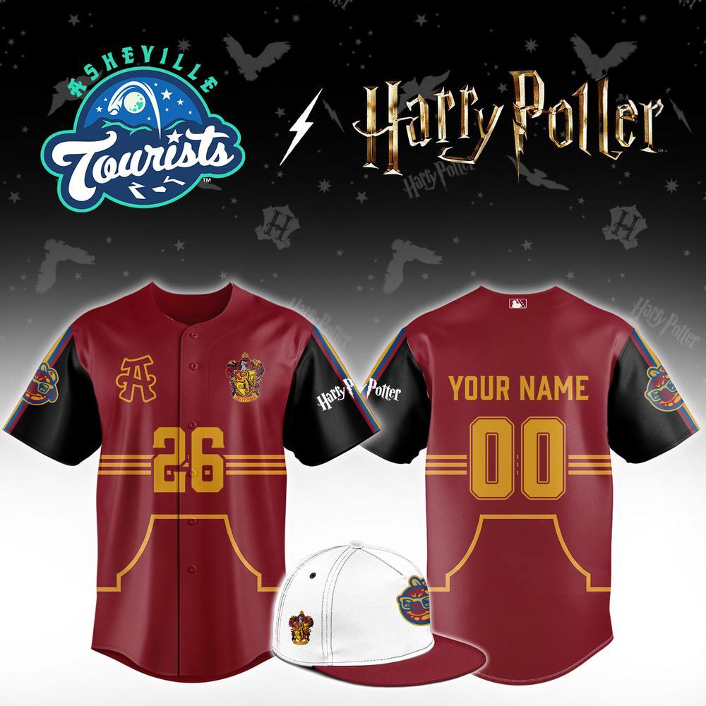 Asheville Tourists x Harry Potter Night Custom Baseball Jersey MiLB Wizard Theme Night Fan Apparel 1 - Unicasport Asheville Tourists x Harry Potter Night Custom Baseball Jersey MiLB Wizard Theme Night Fan Apparel