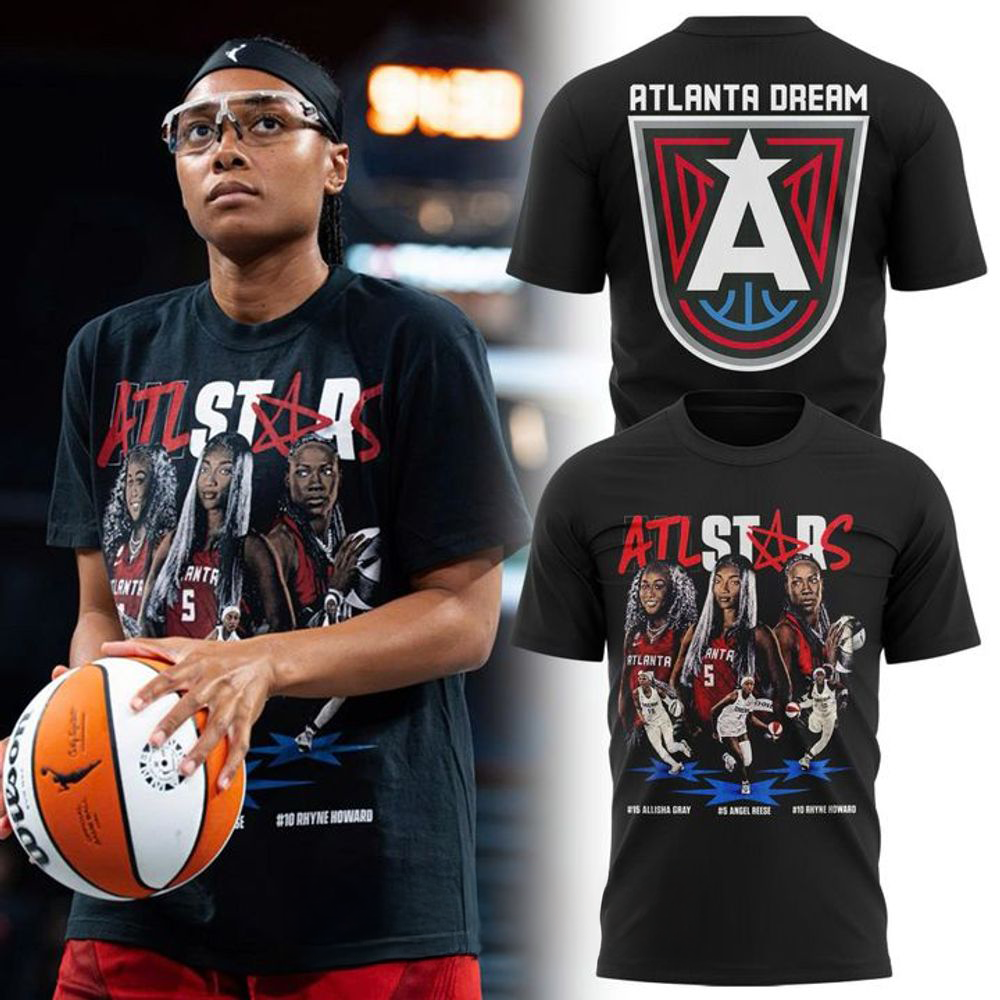 Atlanta Dream 2026 WNBA All Stars Black Limited Edition Graphic T Shirt