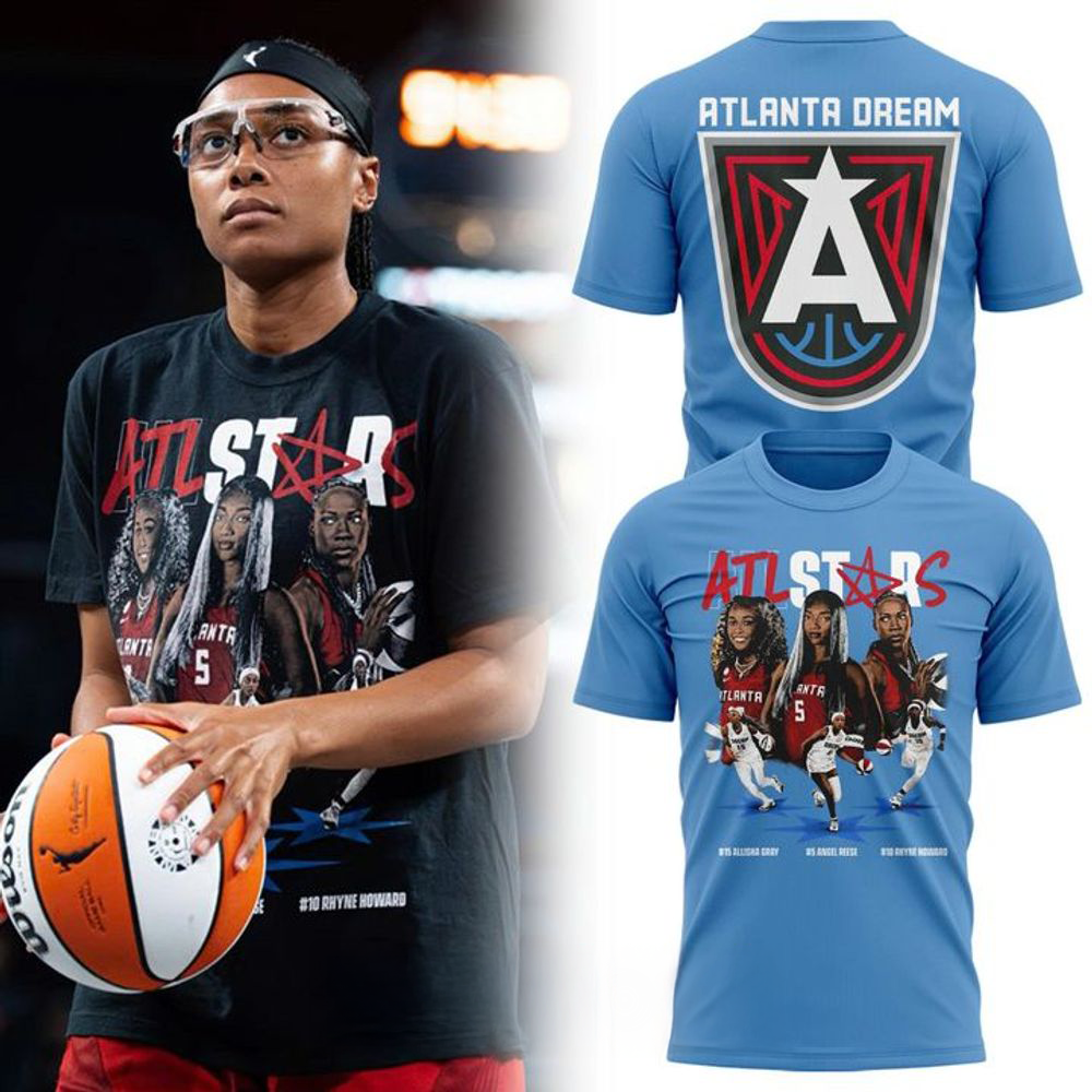 Atlanta Dream 2026 WNBA All Stars Blue Premium Fan Graphic T Shirt