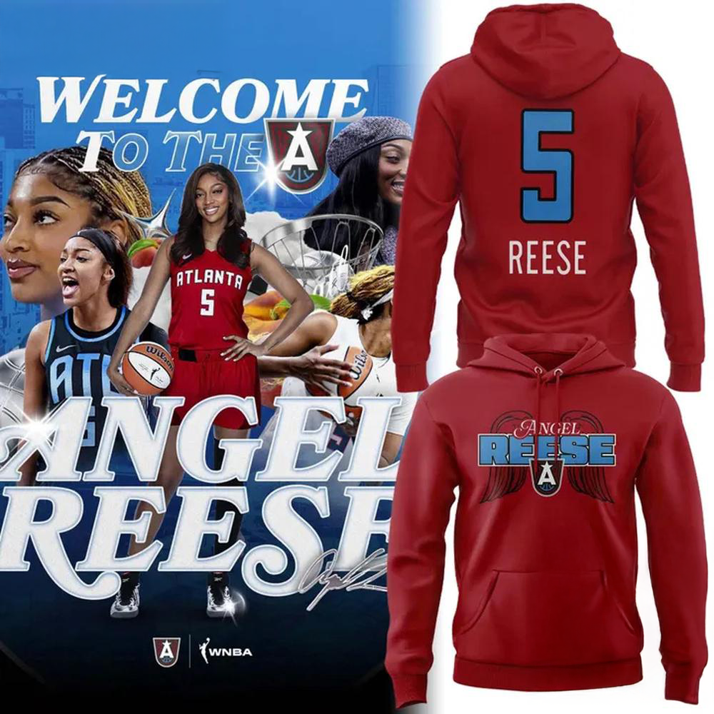 Atlanta Dream Angel Reese Dream Red Draft 2026 Limited Edition Hoodie