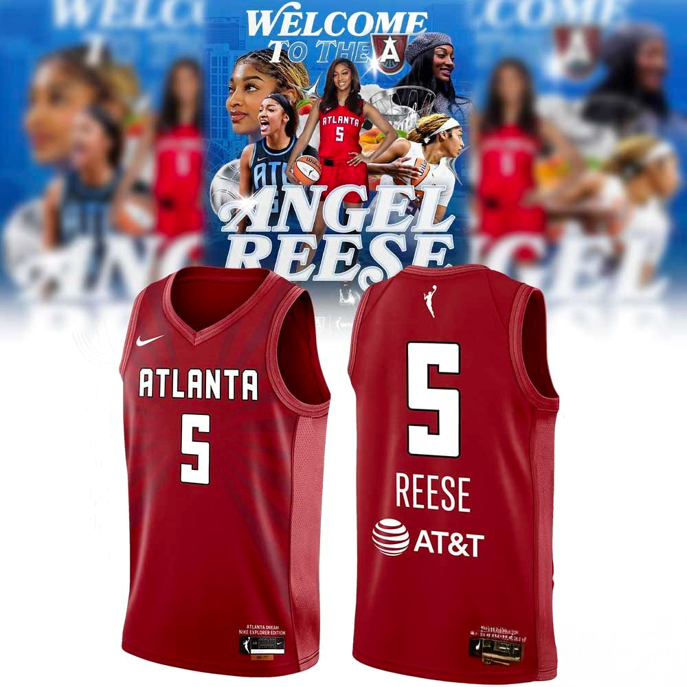 Atlanta Dream Angel Reese Red 2026 Jersey