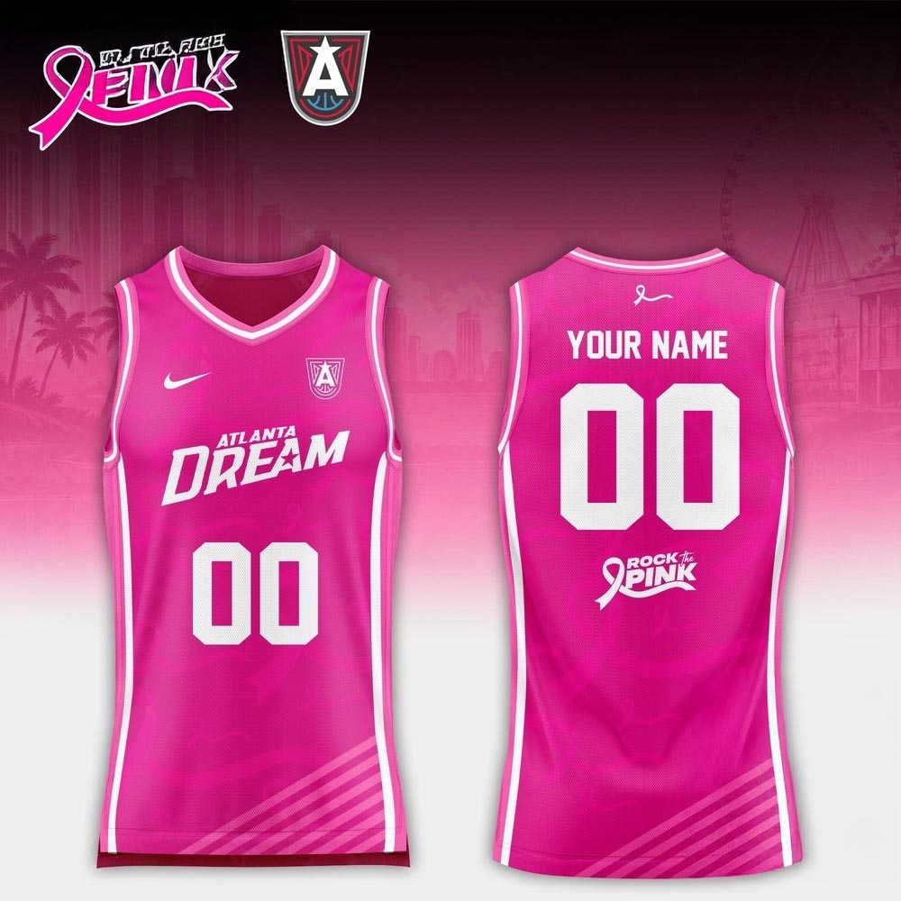 Atlanta Dream Rock the Pink Night 2026 Basketball Jersey Breast Cancer Awareness Limited Edition 1 - Unicasport Atlanta Dream Rock the Pink Night 2026 Basketball Jersey Breast Cancer Awareness Limited Edition