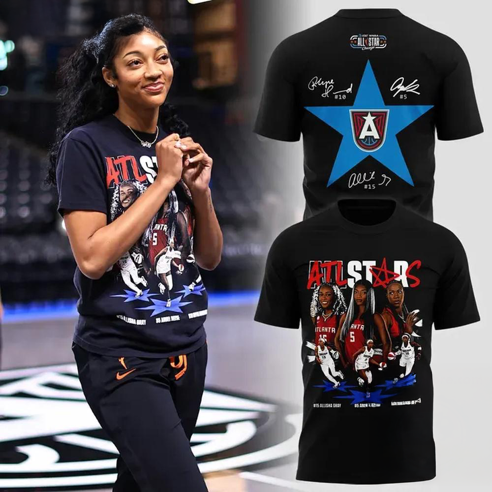 Atlanta Dream WNBA All Stars 2026 Signatures Allisha Gray Angel Reese Rhyne Howard Graphic T Shirt