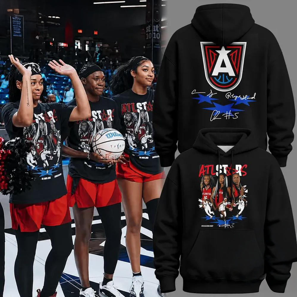 Atlanta Dream WNBA All Stars 2026 Signatures Allisha Gray Angel Reese Rhyne Howard Limited Edition Hoodie