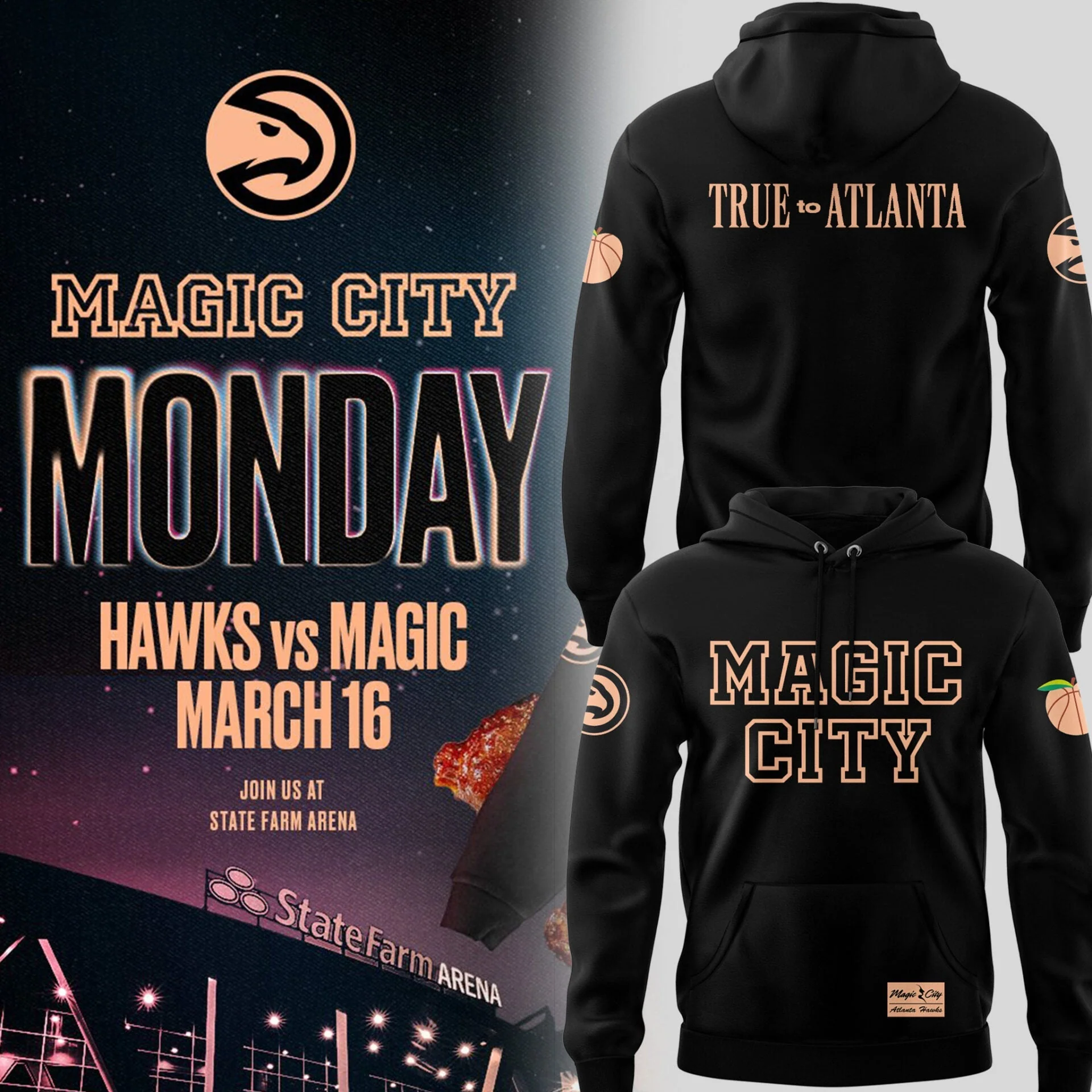 Atlanta Hawks 2026 NBA Limited Edition Magic City Hoodie