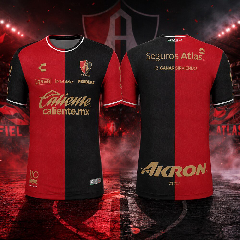 Atlas FC 110th Anniversary 2026 2027 Home Soccer Jersey Collection
