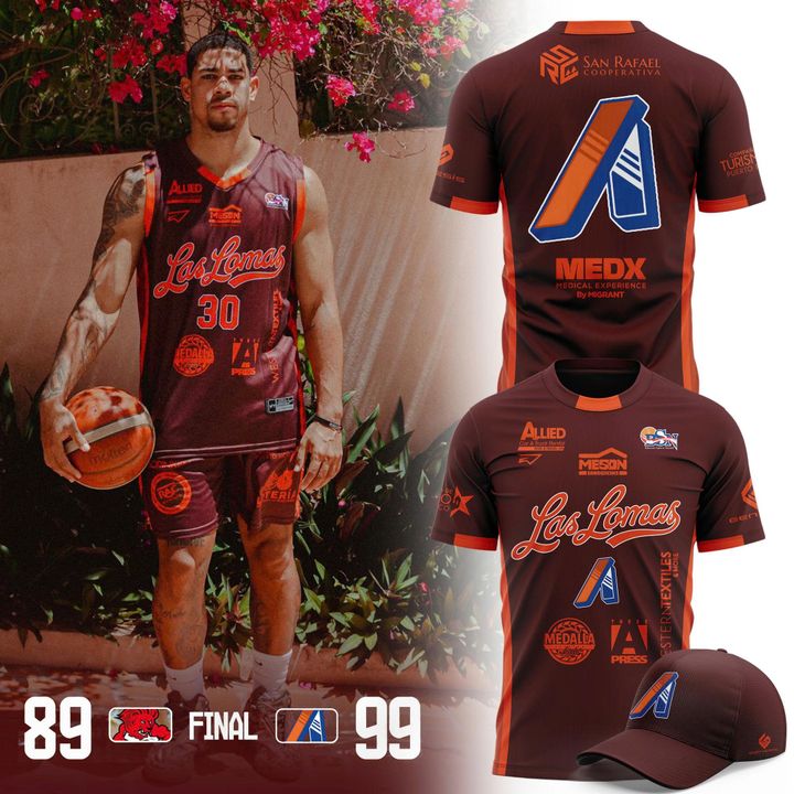 Atleticos de San German BSN 2026 Basketball Graphic T Shirt Supporter Apparel