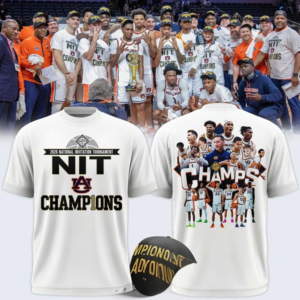 Auburn Tigers Mens Basketball 2026 NIT Champions Limited Edition Shirt