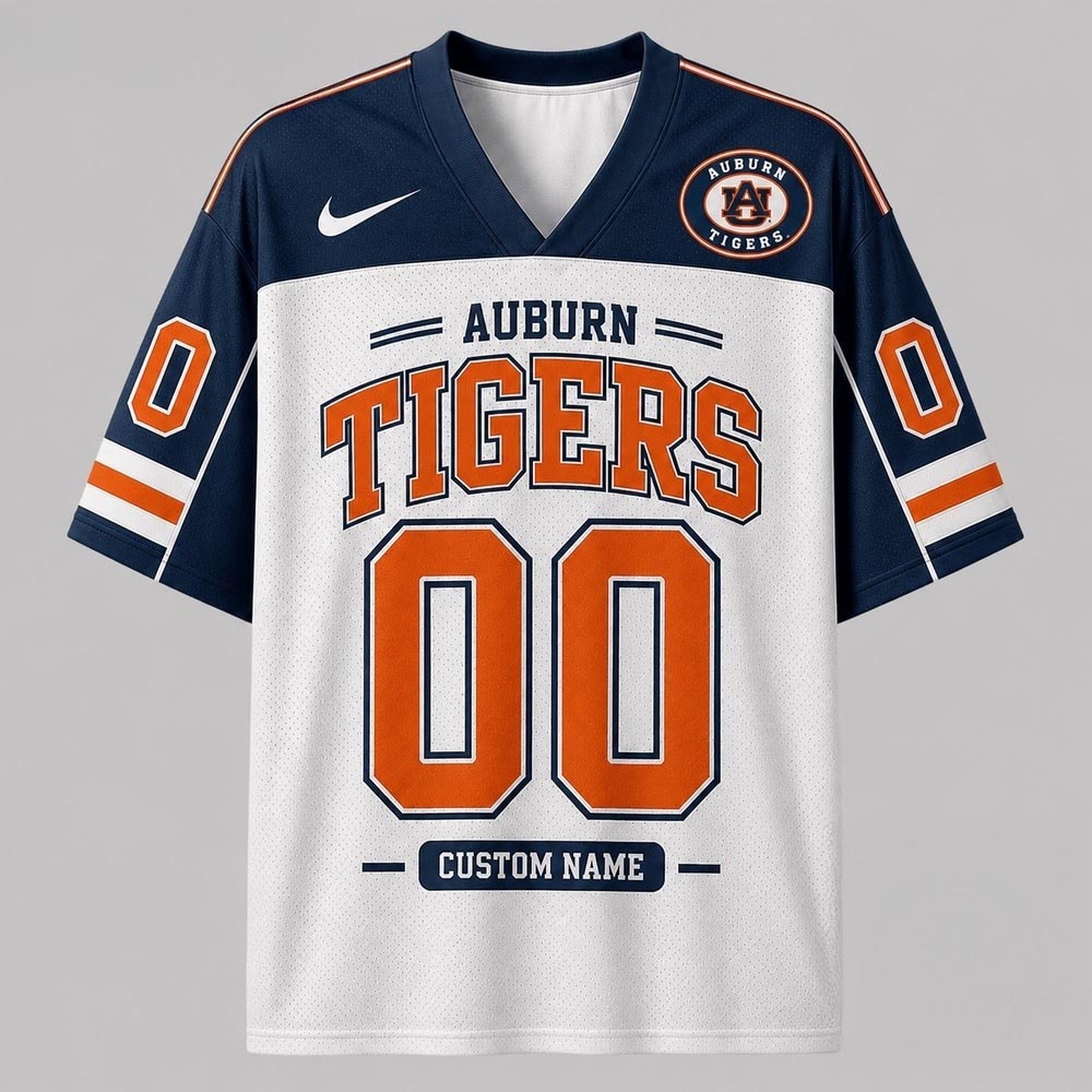 Auburn Tigers NCAA College Team Pride Personalized Football Jersey Custom Name Number College Fan Game Day Apparel 1 - Unicasport Auburn Tigers NCAA College Team Pride Personalized Football Jersey Custom Name Number College Fan Game Day Apparel