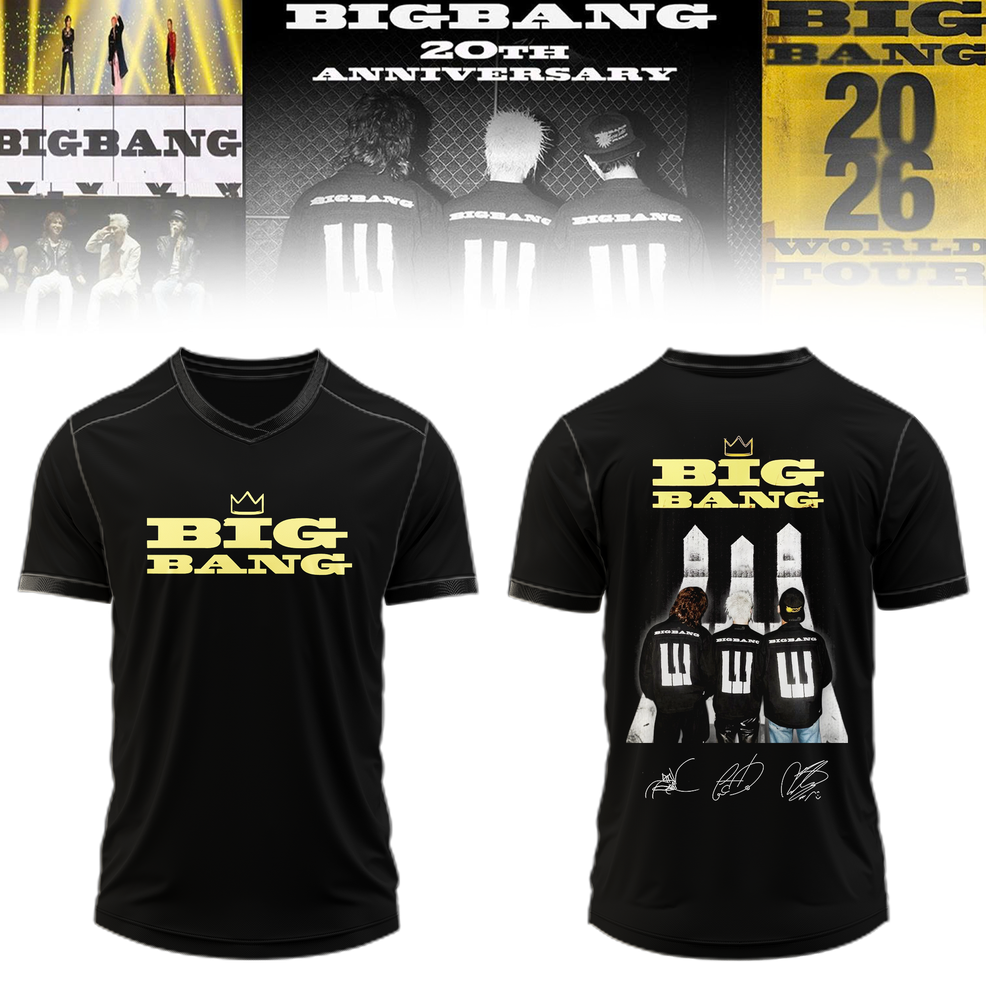 BIGBANG Premium Signature Baseball Jersey Gifts For Fans