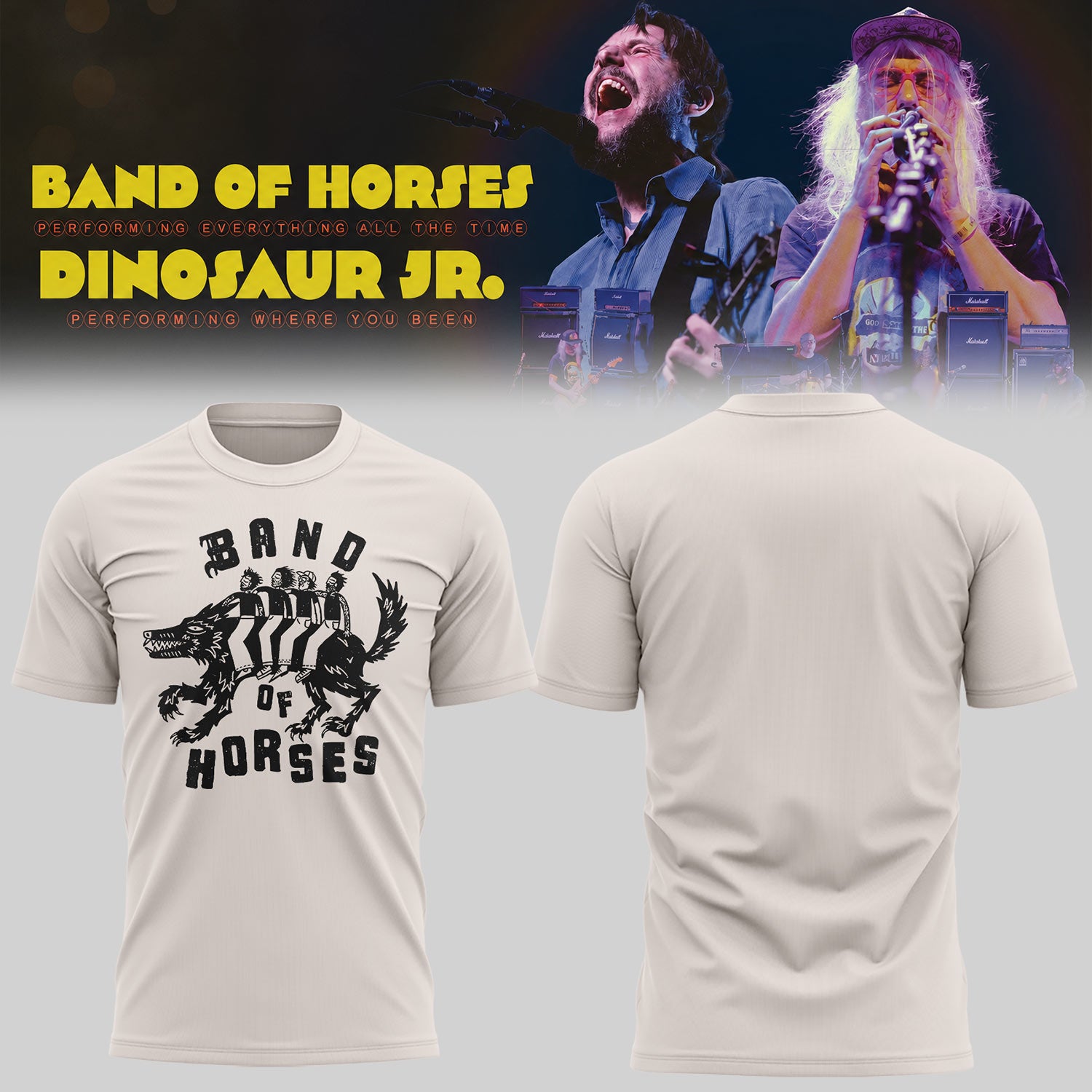 BOH x Dino Jr Premium Music Collaboration T Shirt