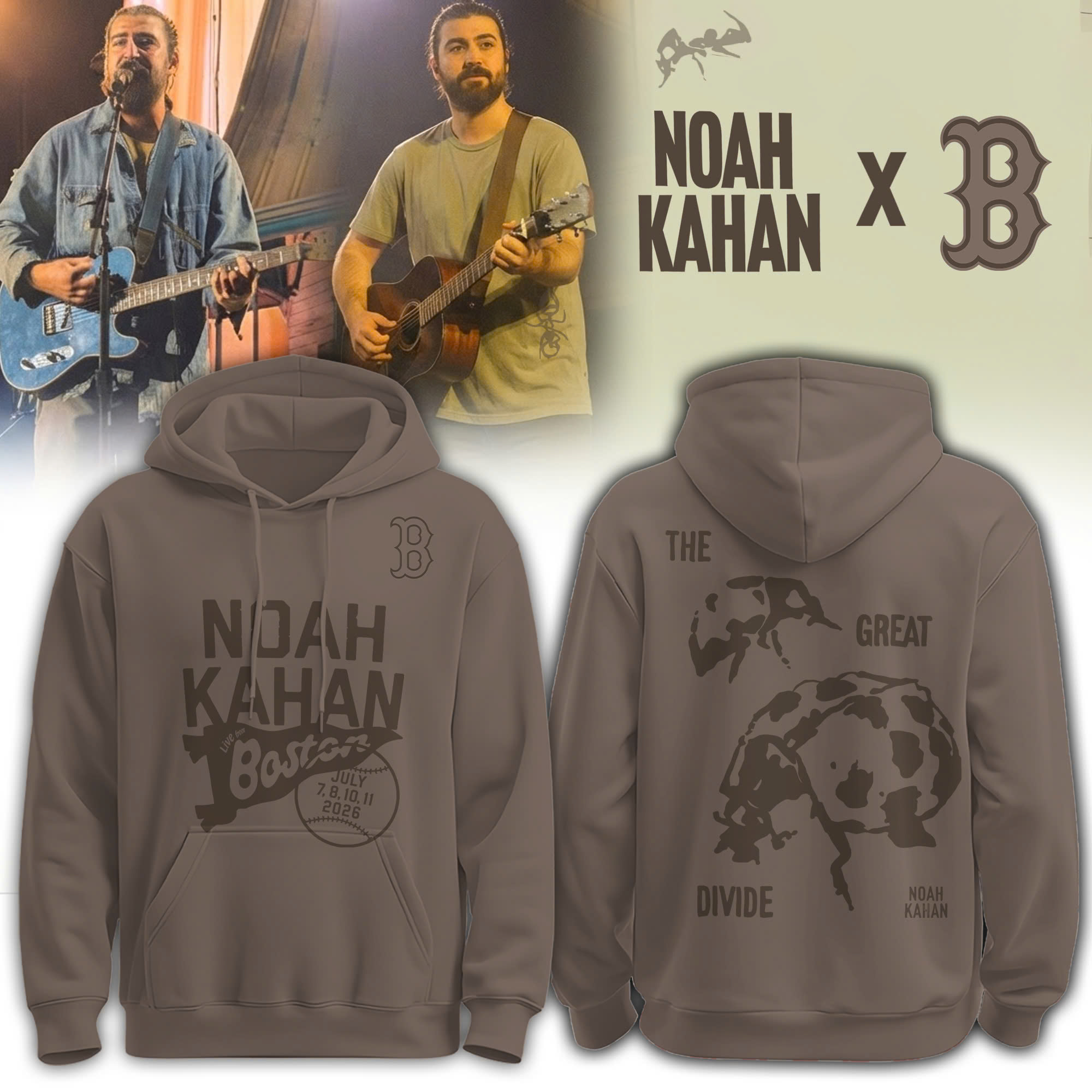 BRS x The Great Divide Official Tour Hoodie Collection