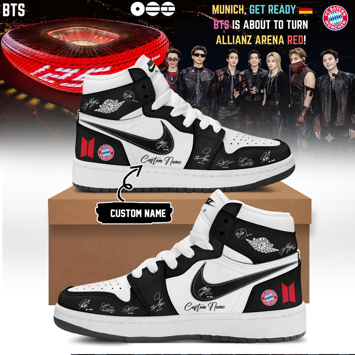 BTS ARIRANG World Tour Collector Premium Sneakers