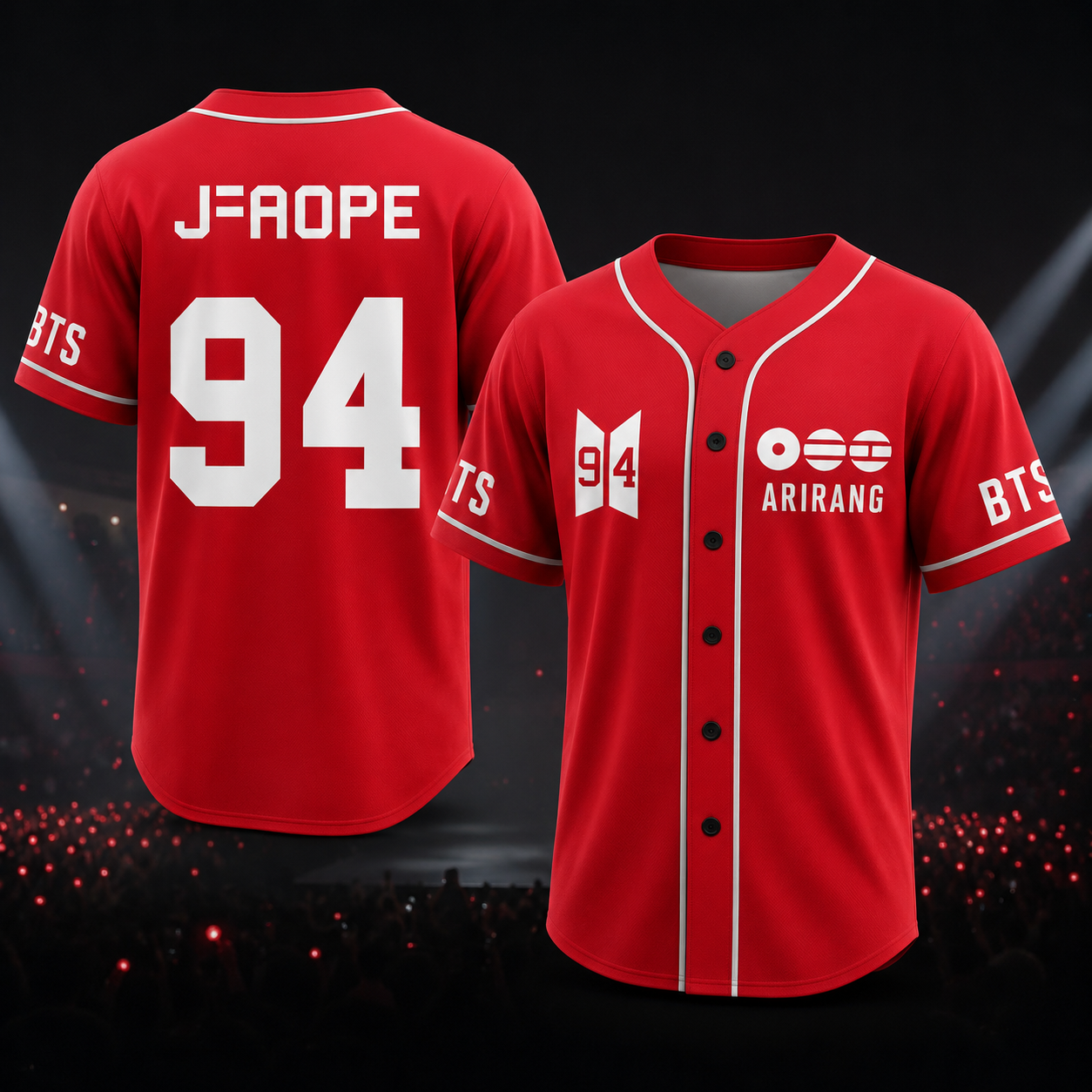 BTS Arirang World Tour Baseball Jersey Collector Edition