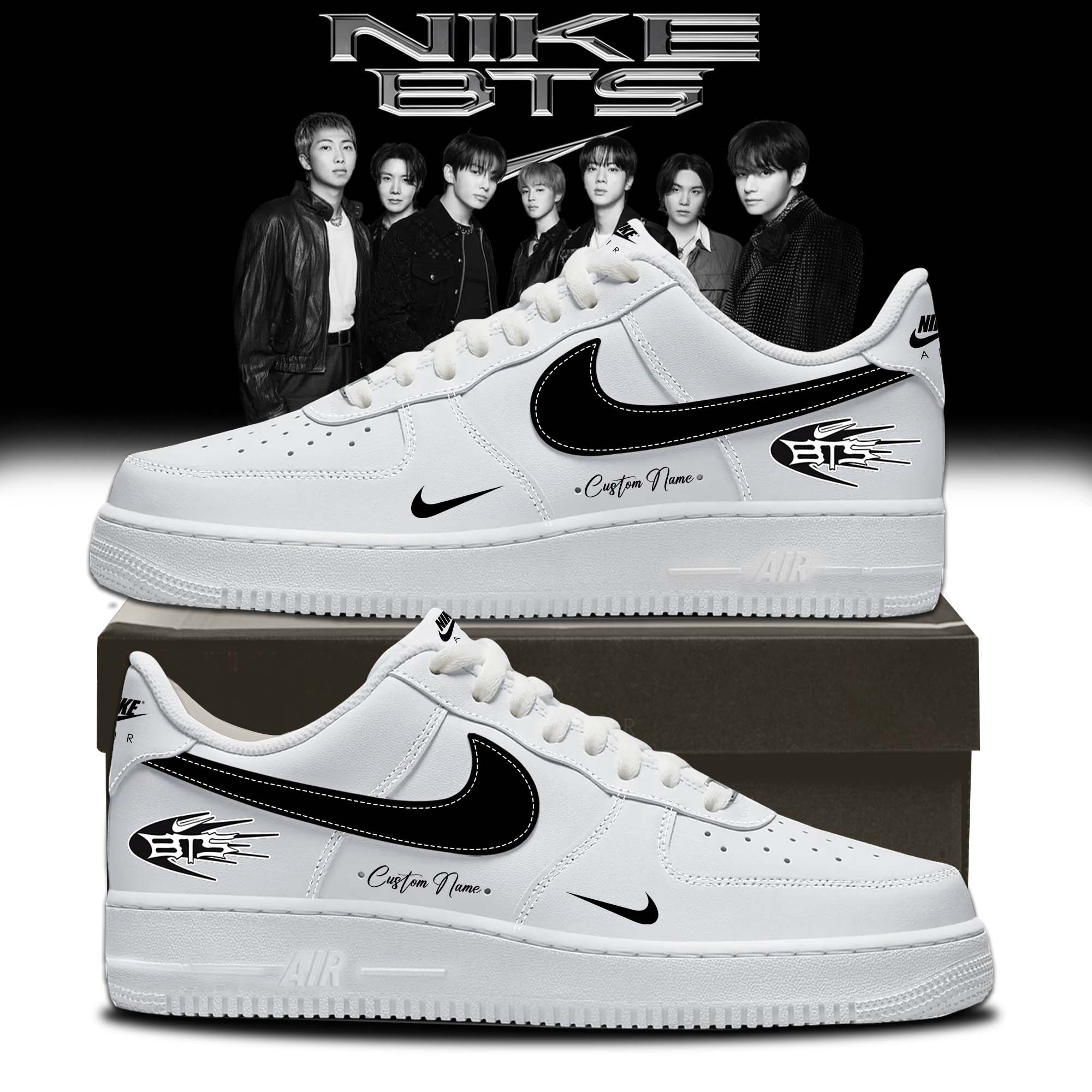 BTS Limited Edition 2026 Official Signature Sneakers Fan Edition