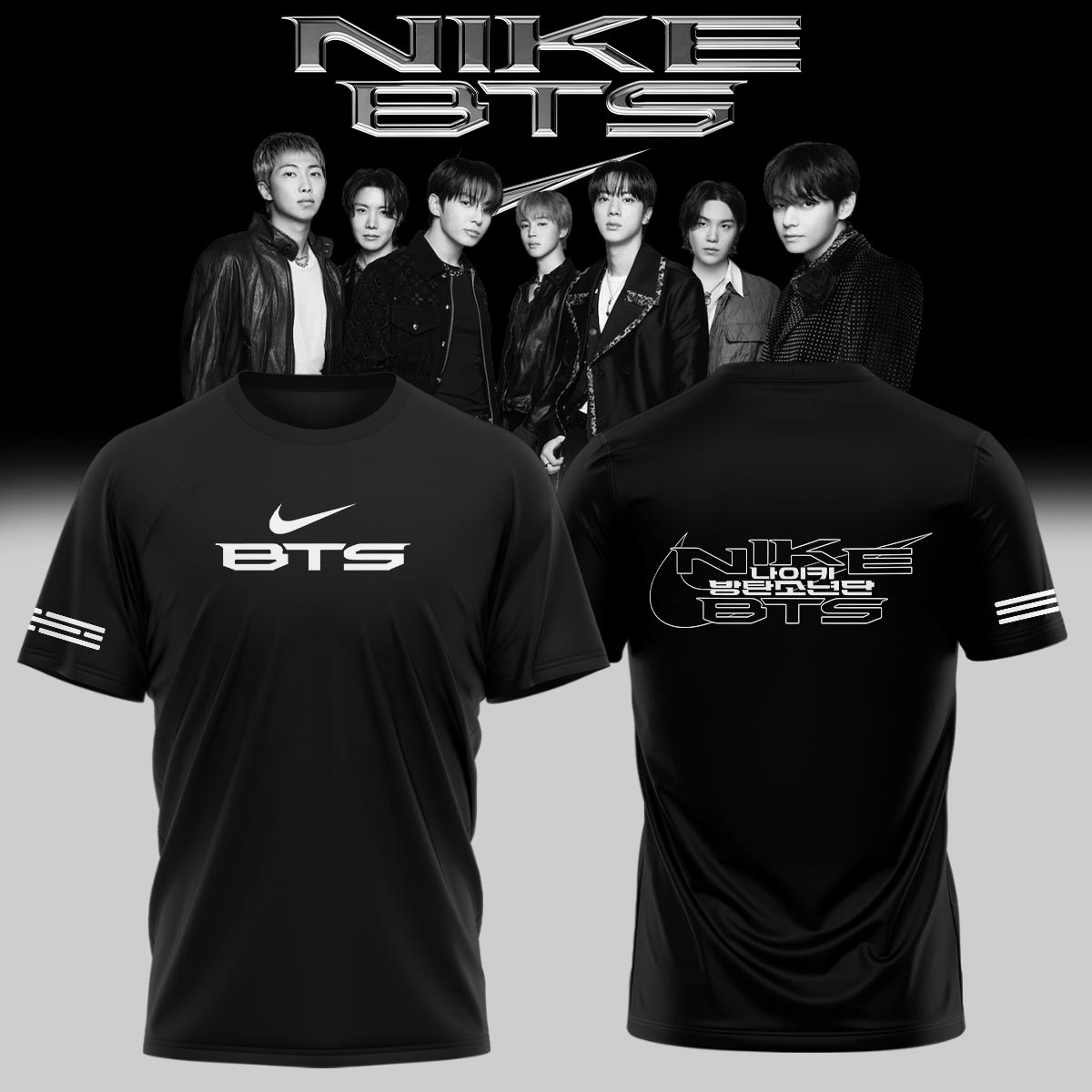 BTS Merch Collection Limited Edition Official Graphic T Shirt
