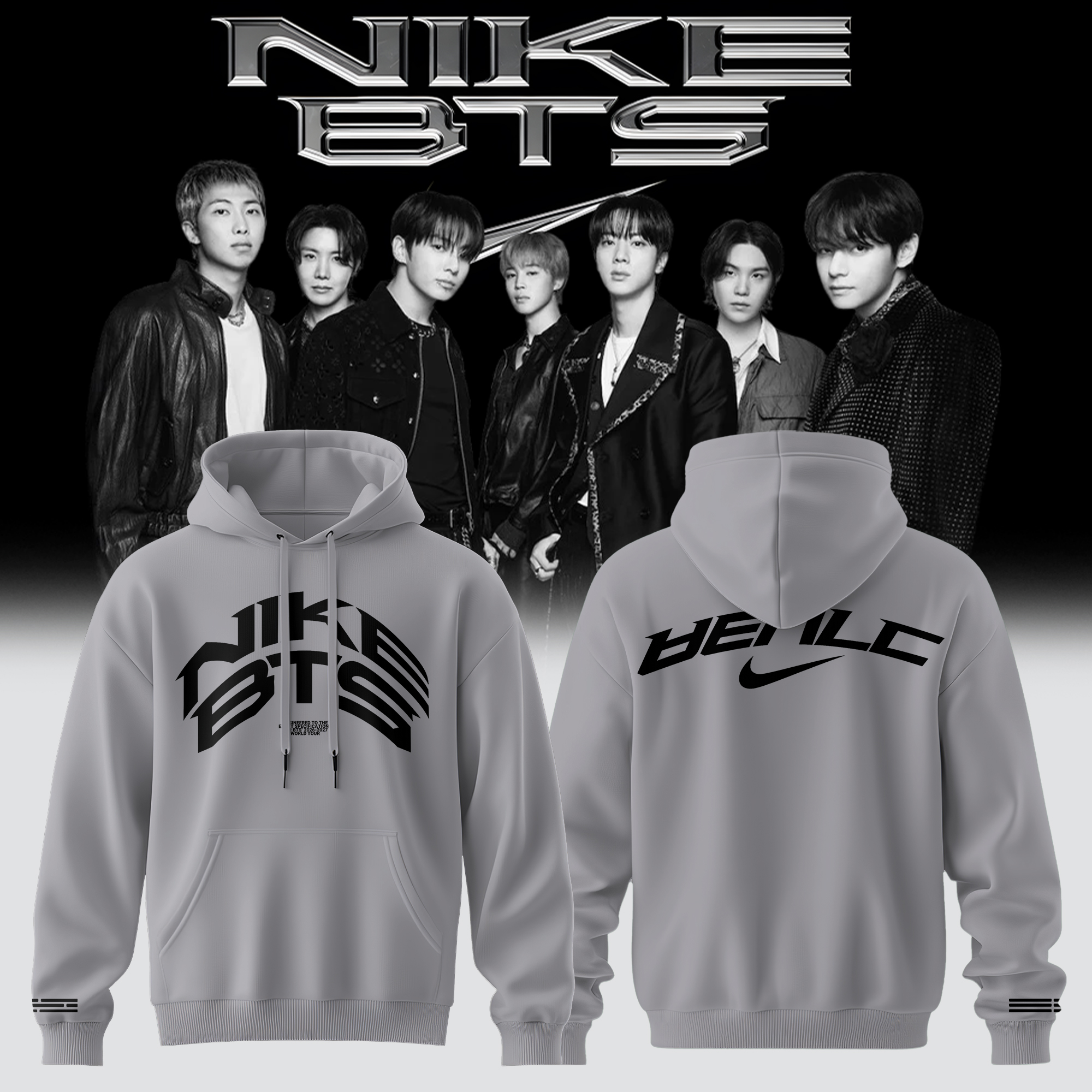 BTS Merch Collection Official Tour Hoodie Collection