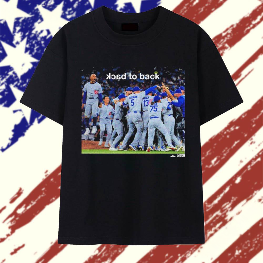 Back to Back Los Angeles Champions Poster T Shirt