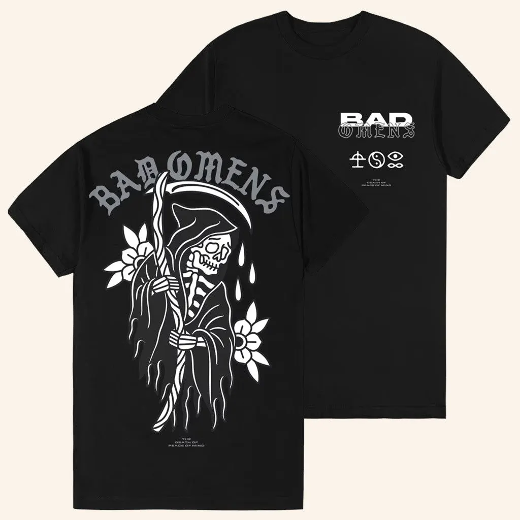 Bad Omens Merch Reaper TShirt Best Gifts For Boyfriend