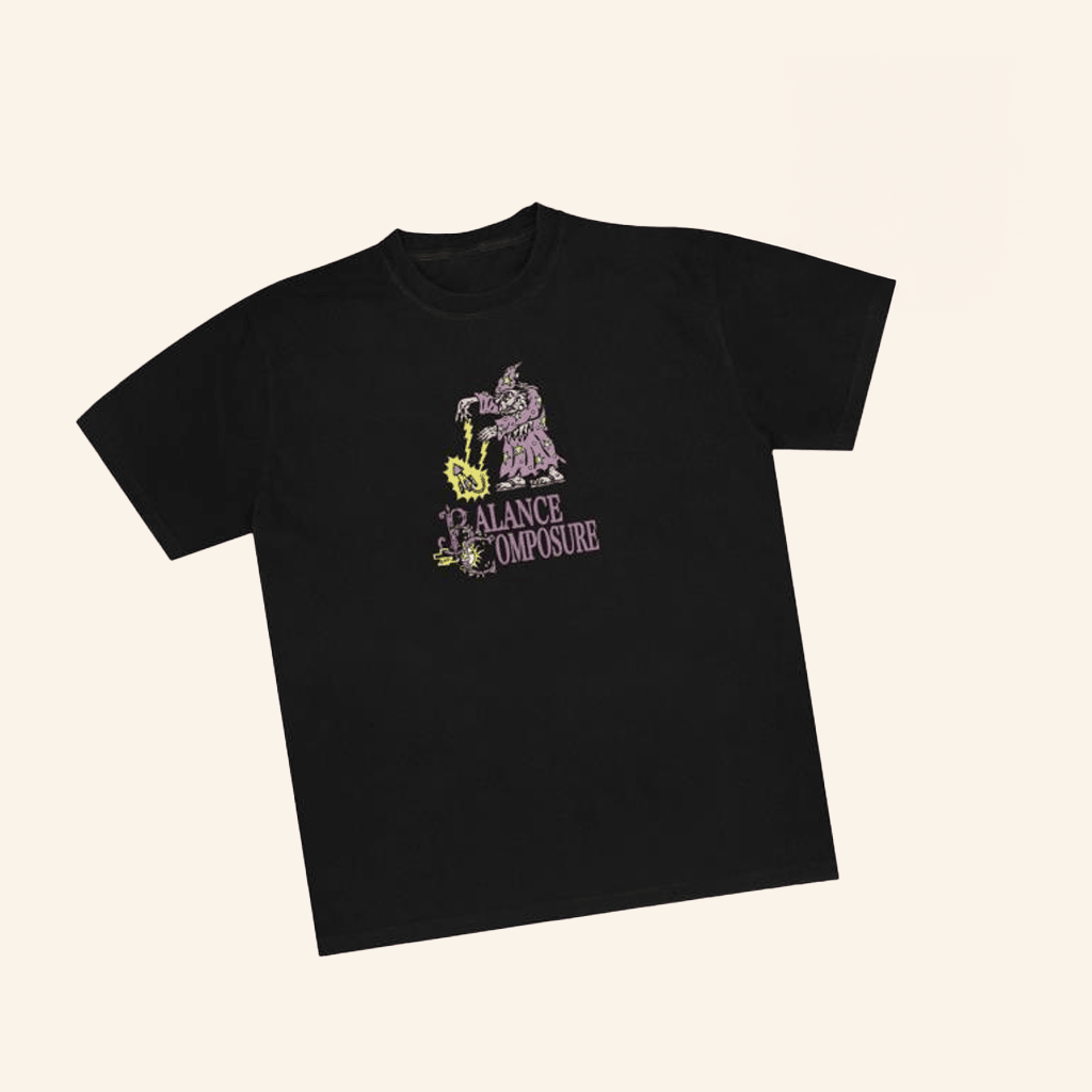 Balance And Comp Merch Wizard Black TShirt Birthday Ideas For Husband