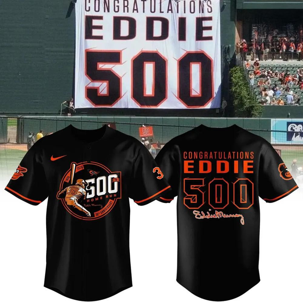 Baltimore Orioles Eddie Murray 500 Home Run Anniversary Baseball Jersey Fan Edition 1 - Unicasport Baltimore Orioles Eddie Murray 500 Home Run Anniversary Baseball Jersey Fan Edition
