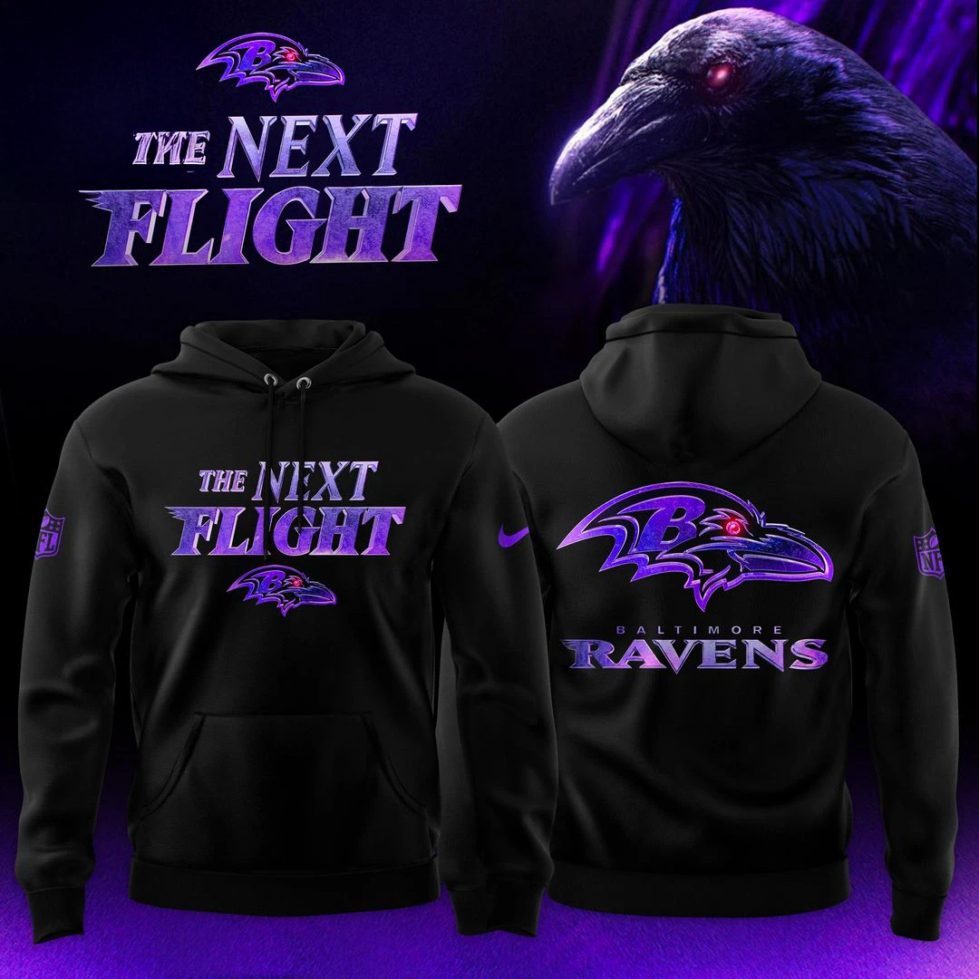 Baltimore Ravens 2026 The Next Flight Edition Hoodie