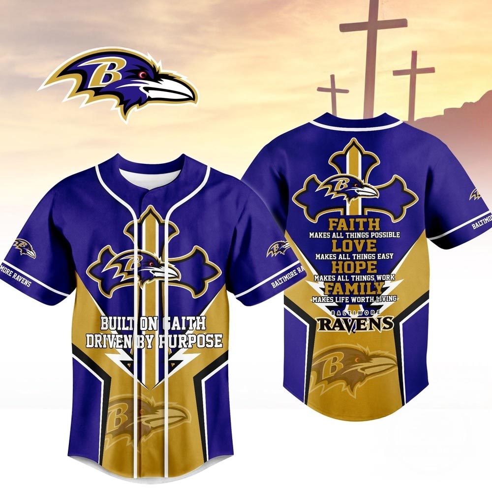 Baltimore Ravens Blessed Beyond The Score Baseball Jersey Football Faith Fan Collection 1 - Unicasport Baltimore Ravens Blessed Beyond The Score Baseball Jersey Football Faith Fan Collection