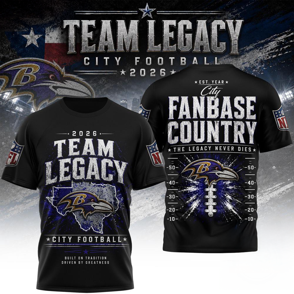 Baltimore Ravens NFL Gridiron Dynasty Limited Edition 3D Fan Shirt
