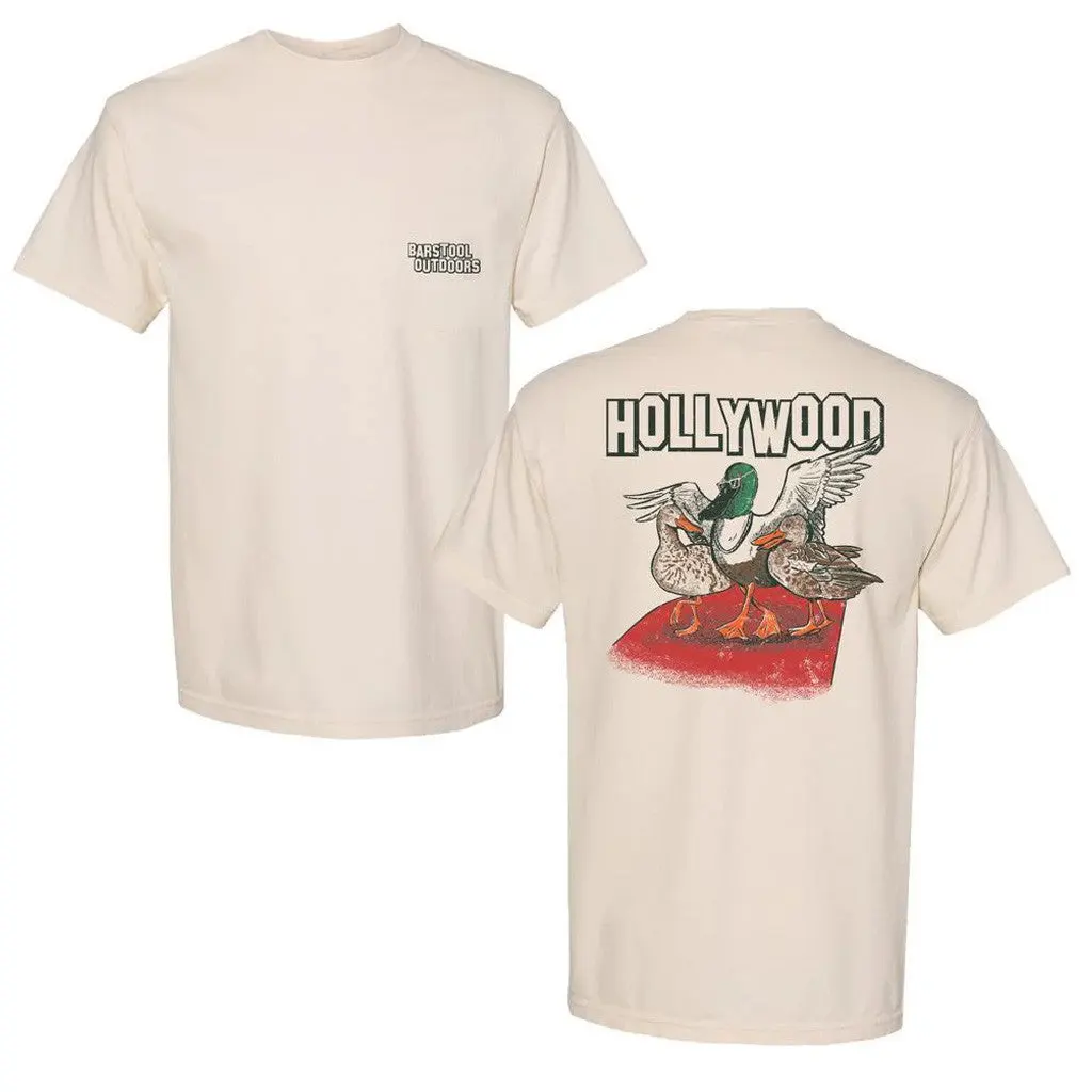 Barstool Sports Merch Barstool Outdoors Hollywood Duck TShirt Gifts For Him