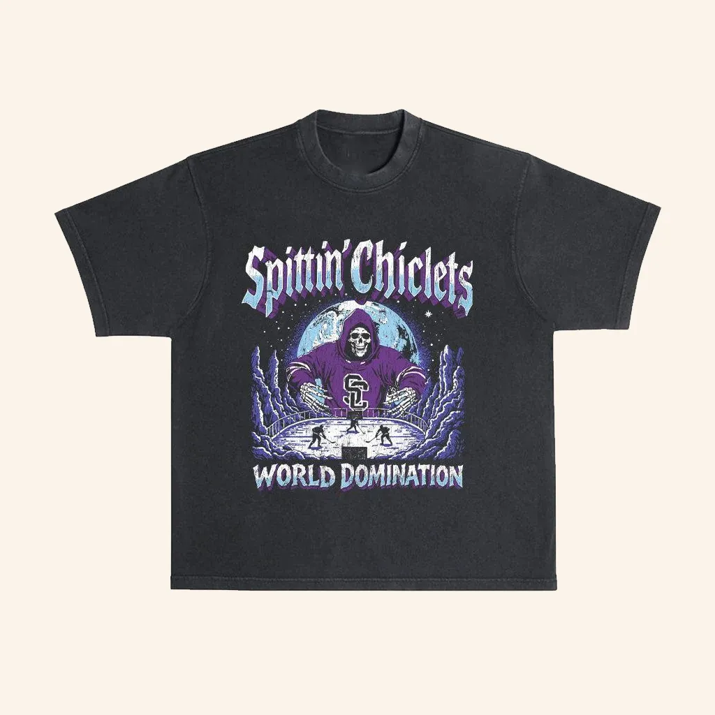 Barstool Sports Merch Spittin Chiclets World Domination TShirt Christmas Gifts For Guys