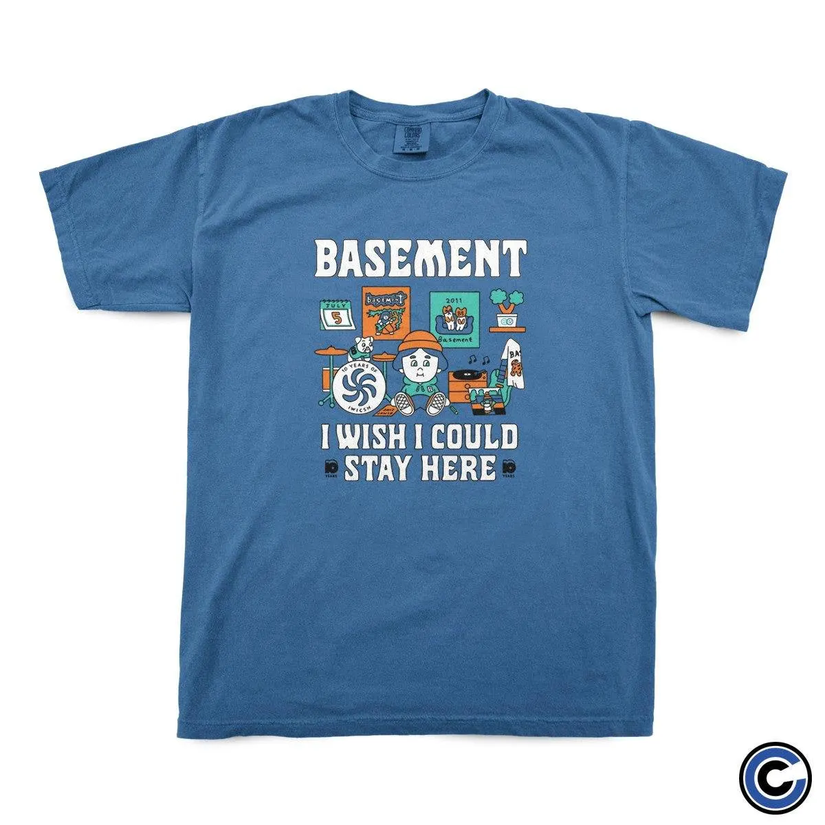 Basement Merch Pug Shirt Basement Shirt