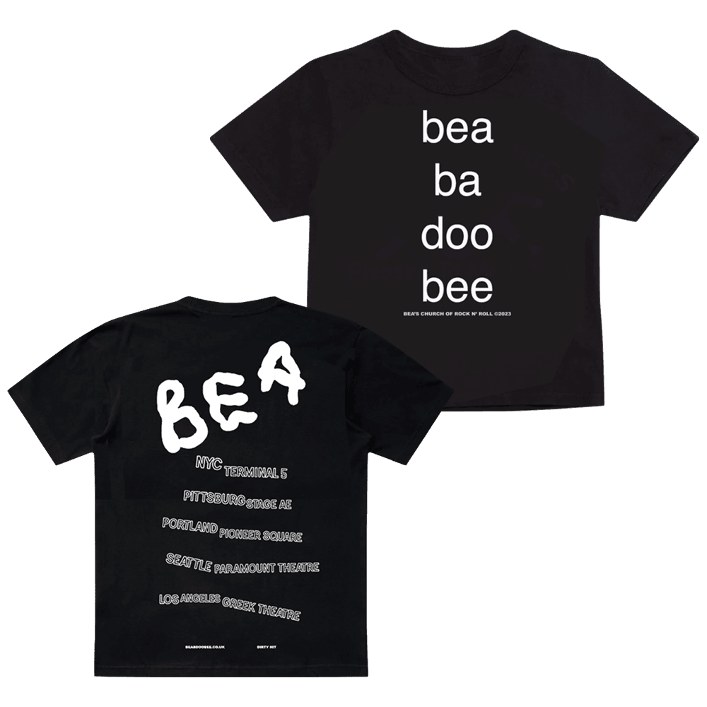 Beabadoobee Merch Beabadoobee Bea Black Tour Baby Tee Good Mothers Day Gifts Gift for Brother