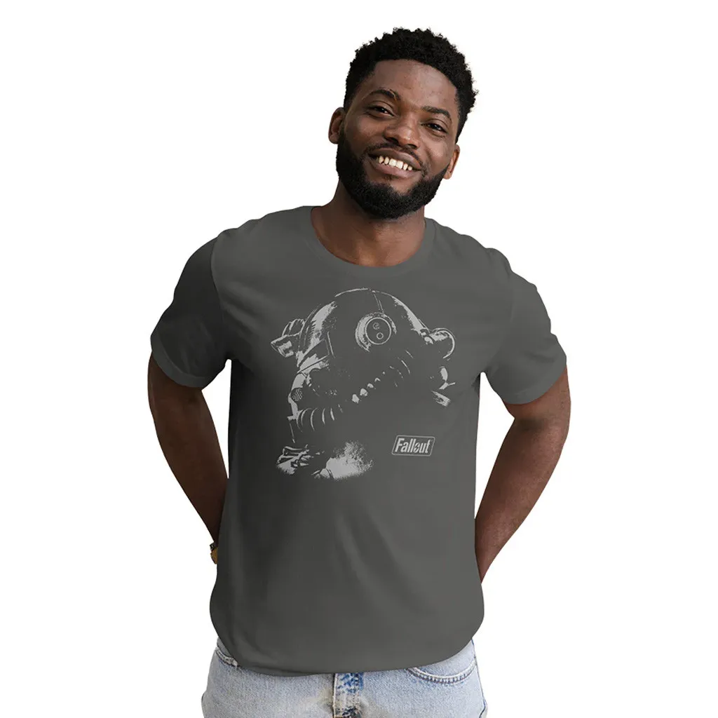 Bethesda Merch Fallout T51 Helmet TShirt Christmas Present For Husband