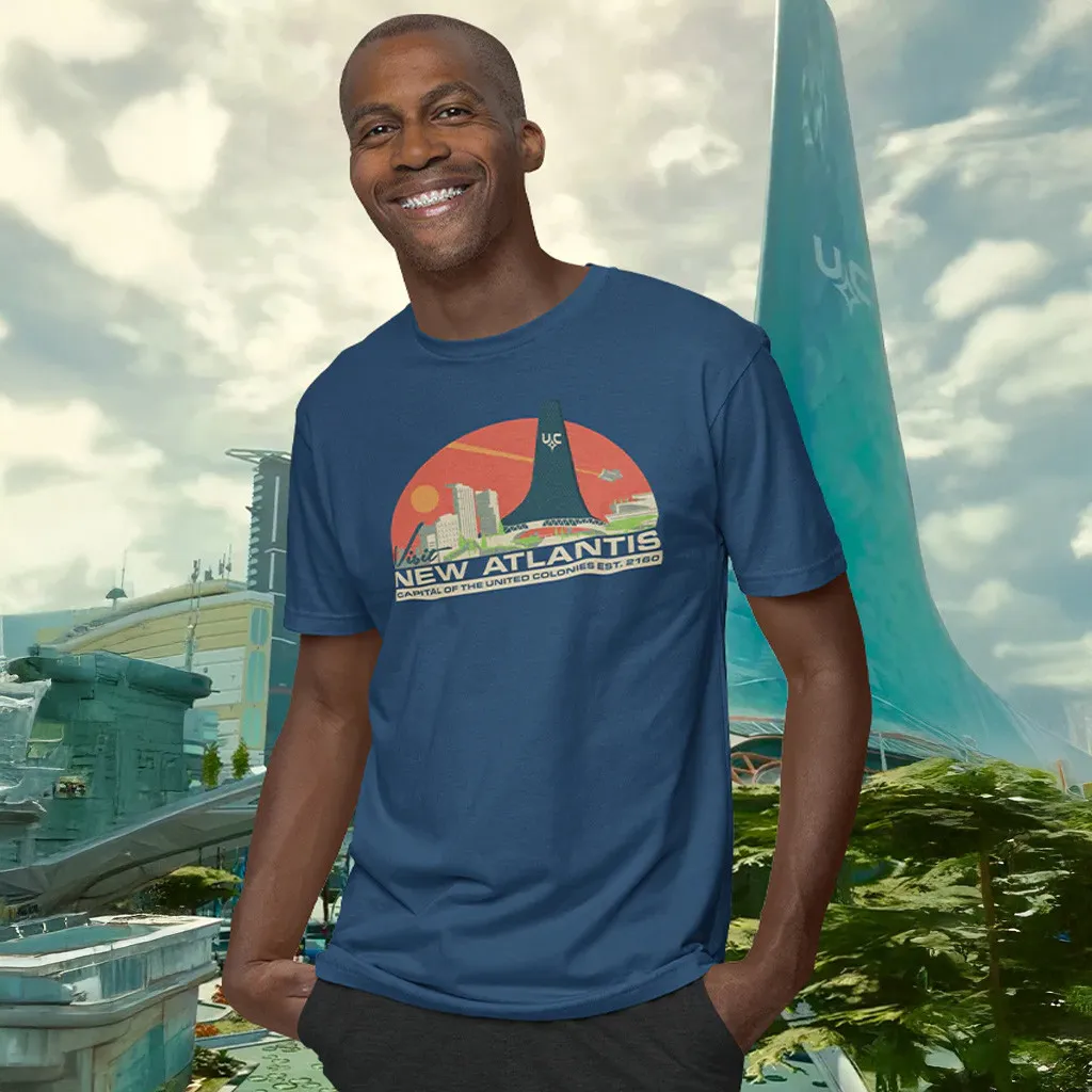 Bethesda Merch Starfield Visit New Atlantis TShirt Gifts For Brother