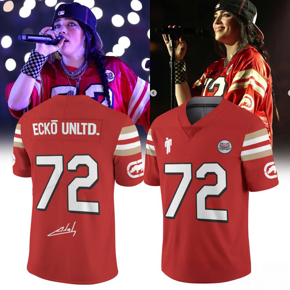 Billie Eilish The Tour 2026 Hit Me Hard And Soft Football Jersey Music Concert Fanwear 1 - Unicasport Billie Eilish The Tour 2026 Hit Me Hard And Soft Football Jersey Music Concert Fanwear