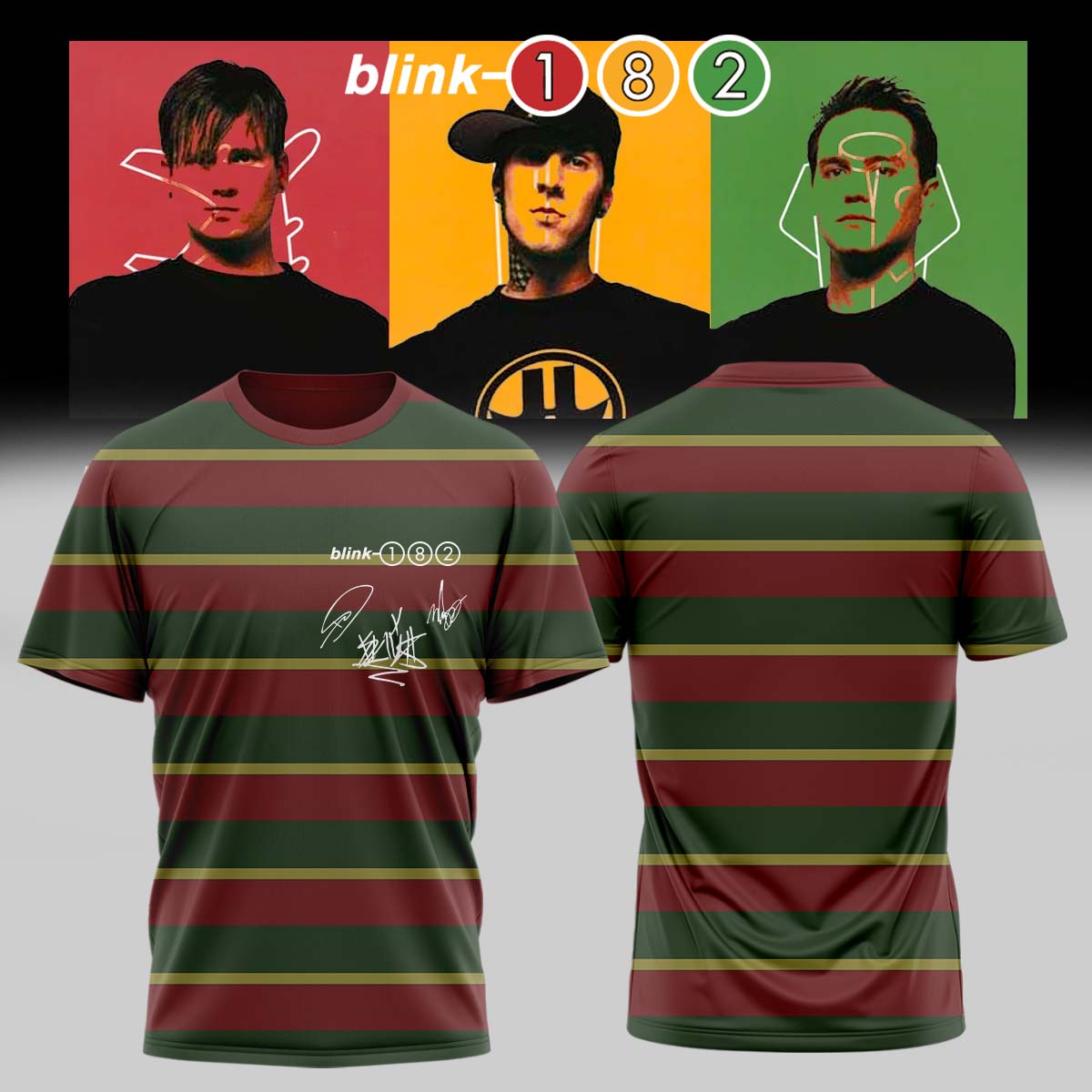 Blink 182 Take Off Your Pants And Jacket Exclusive Collector Graphic Shirt