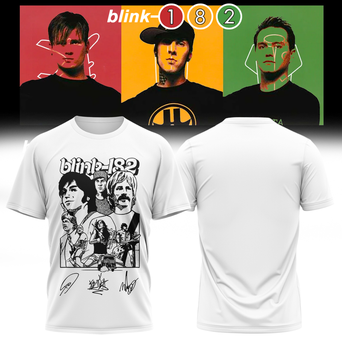 Blink 182 Take Off Your Pants And Jacket Limited Edition Fan Apparel Shirt