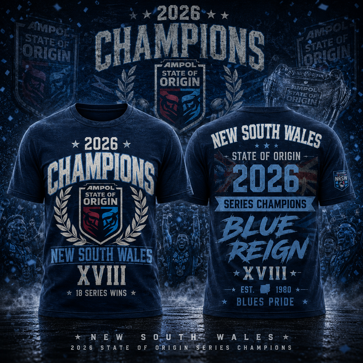 Blue Army This Ones For You Limited Edition Graphic T Shirt
