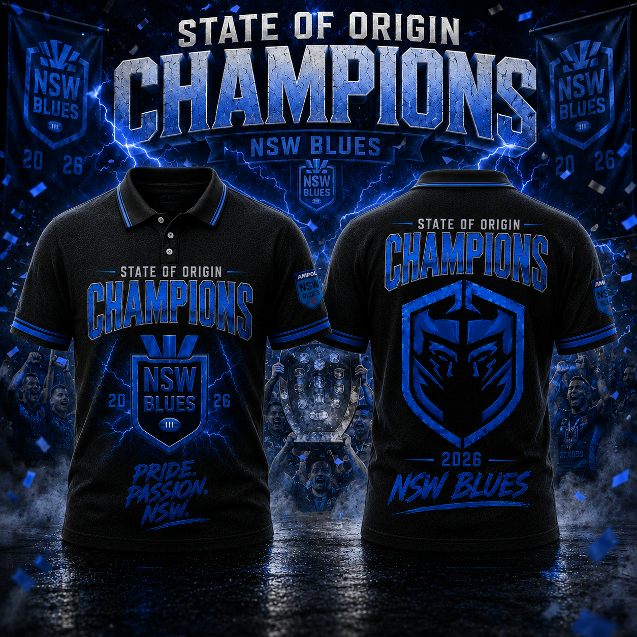 Blue Army This Ones For You Official Fan Graphic Tee