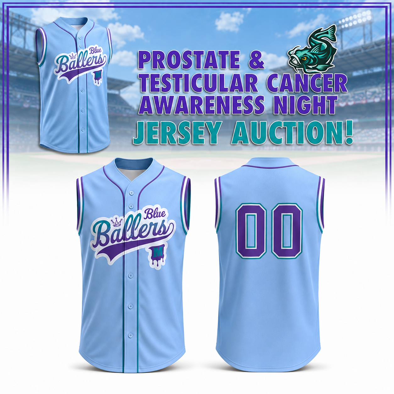 Blue Ballers 2026 Cancer Awareness Jersey Basketball Awareness Fan Sports Jersey Supporter Apparel 1 - Unicasport Blue Ballers 2026 Cancer Awareness Jersey Basketball Awareness Fan Sports Jersey Supporter Apparel