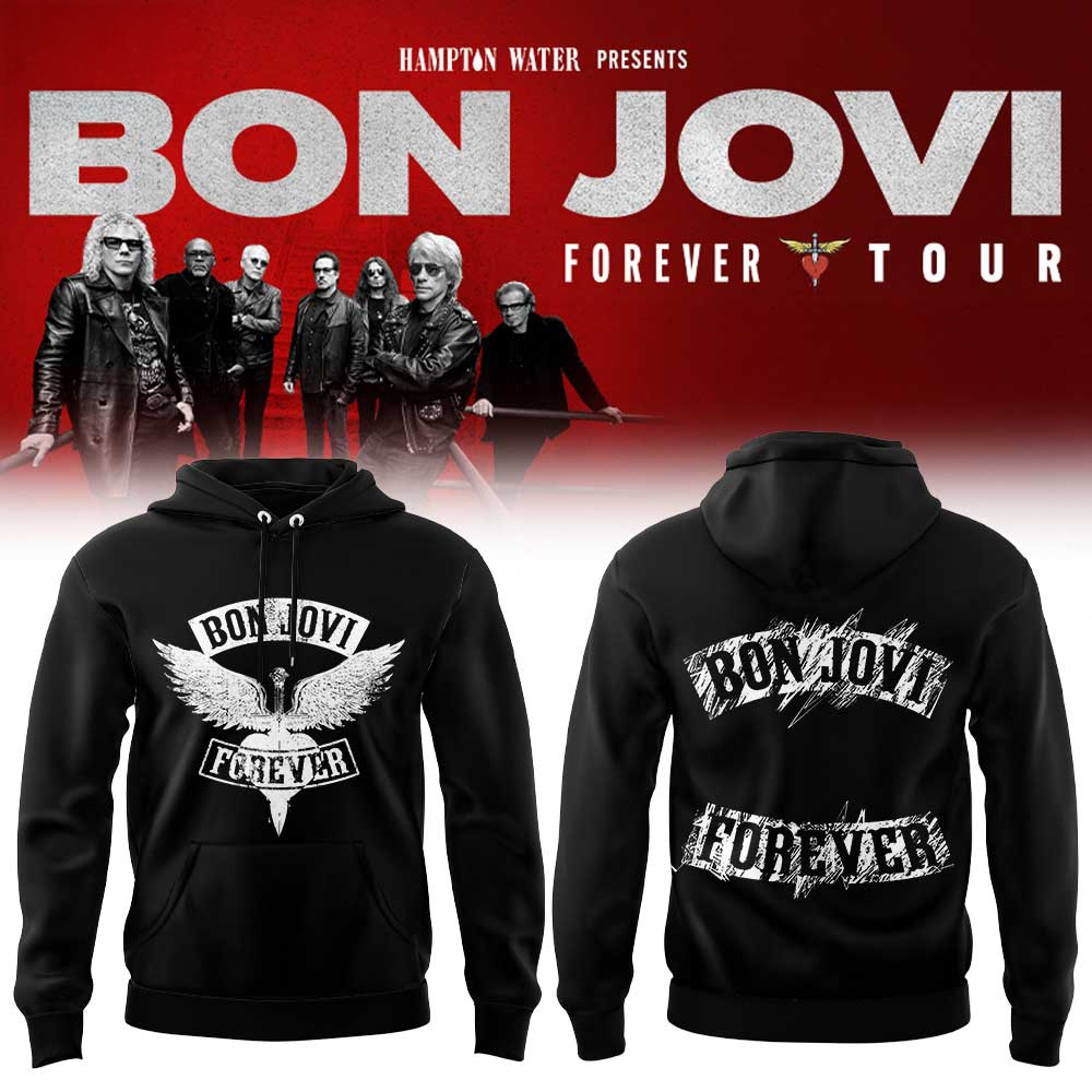 Bon Jovi Forever Tour 2026 Collector Edition Hoodie V3