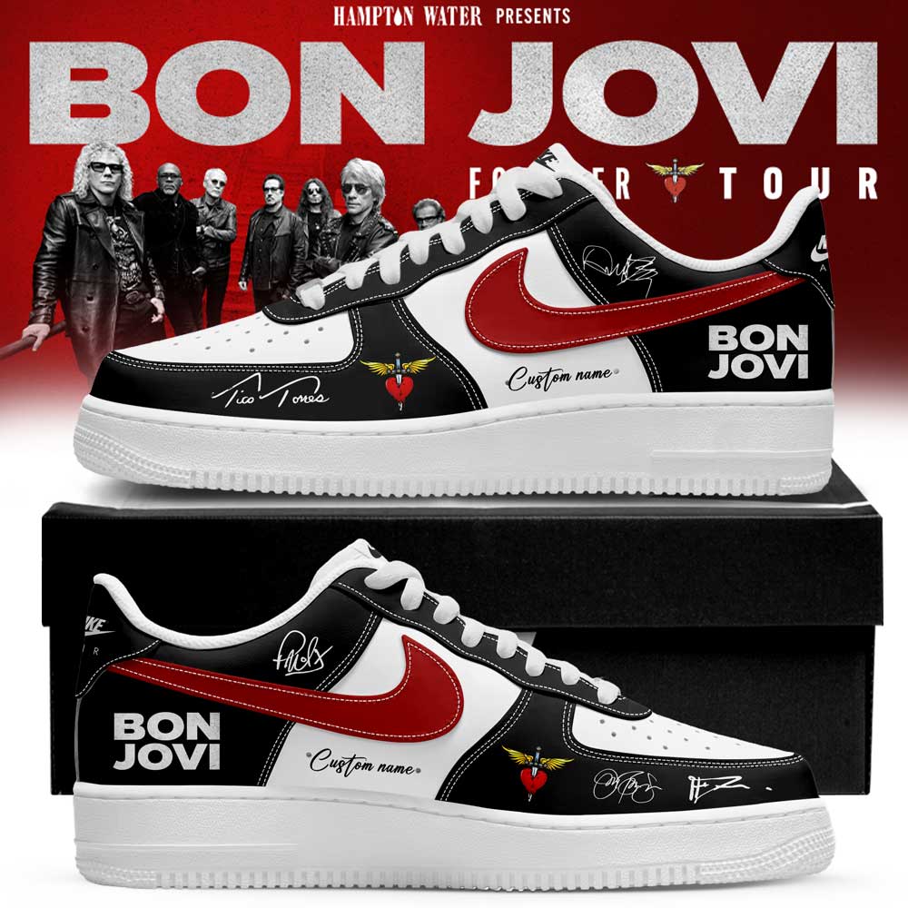 Bon Jovi Forever Tour 2026 Collector Signature Sneakers Official Merchandise
