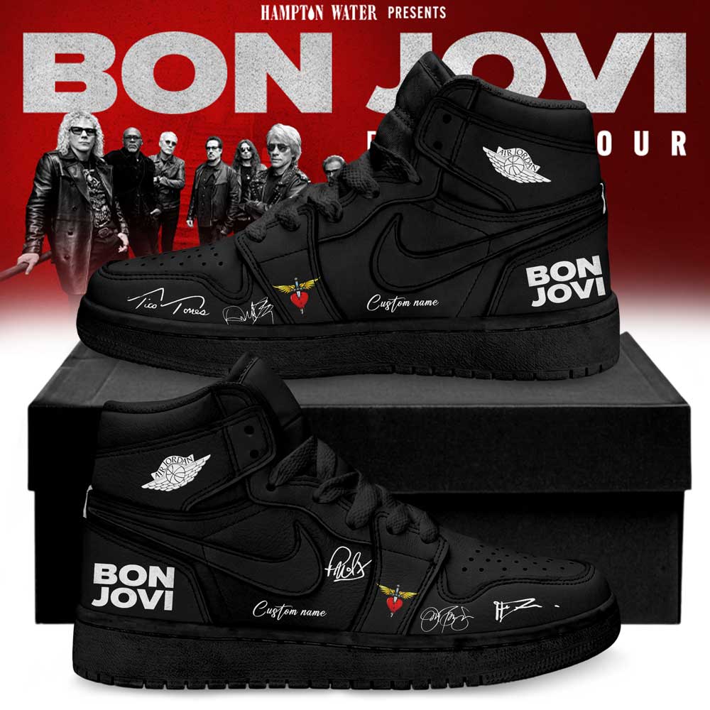 Bon Jovi Forever Tour 2026 Exclusive Tour Signature Sneakers