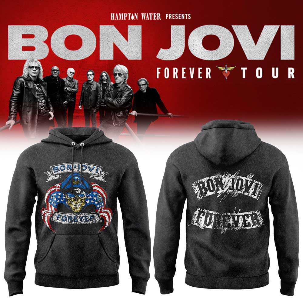 Bon Jovi Forever Tour 2026 Limited Concert Hoodie