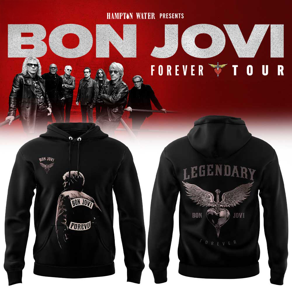 Bon Jovi Forever Tour 2026 Limited Fan Hoodie V2