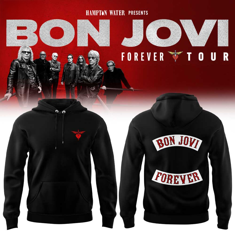 Bon Jovi Forever Tour 2026 Official Fan Hoodie