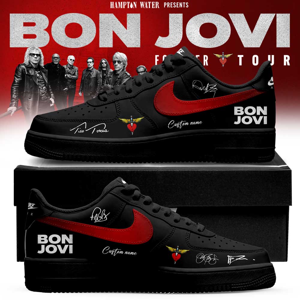 Bon Jovi Forever Tour 2026 Official Signature Custom Sneakers