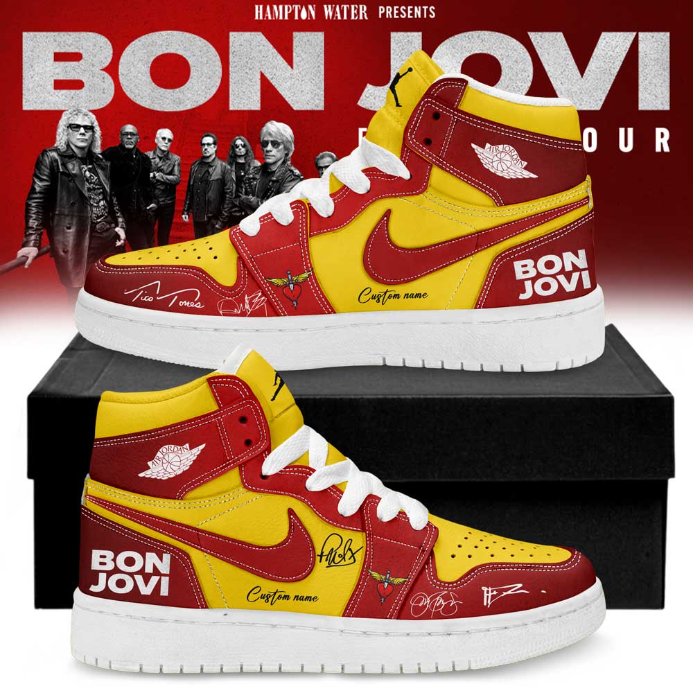 Bon Jovi Forever Tour 2026 Premium Collector Signature Sneakers