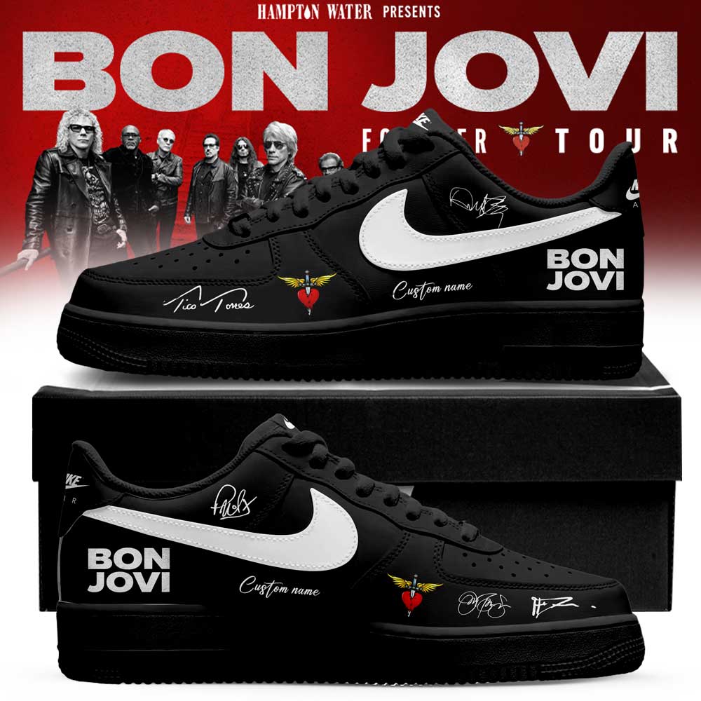 Bon Jovi Forever Tour 2026 Signature Custom Fan Sneakers Collection