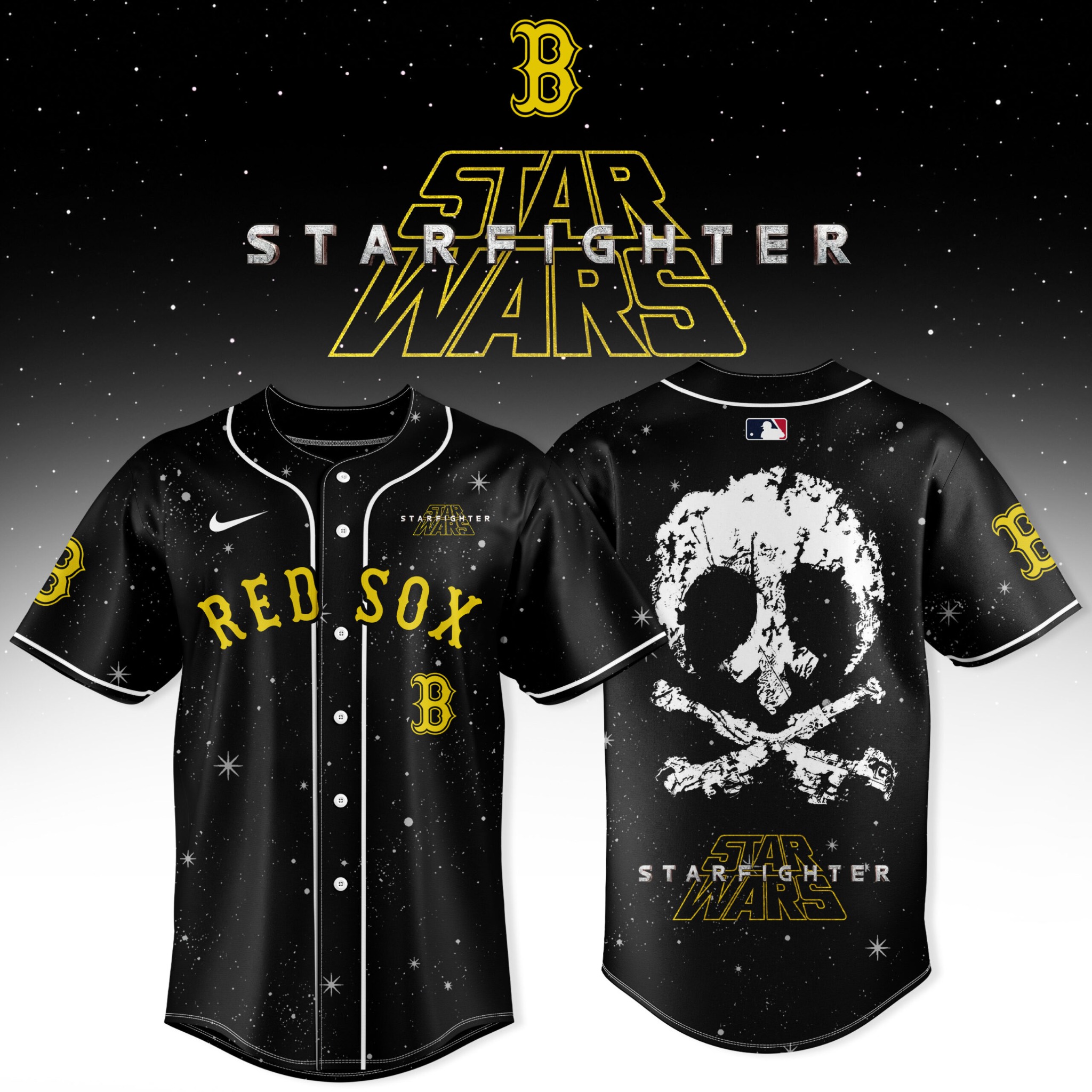 Boston Red Sox Star Wars Starfighter Edition Baseball Jersey Black Galaxy Baseball Fan Gift 1 - Unicasport Boston Red Sox Star Wars Starfighter Edition Baseball Jersey Black Galaxy Baseball Fan Gift